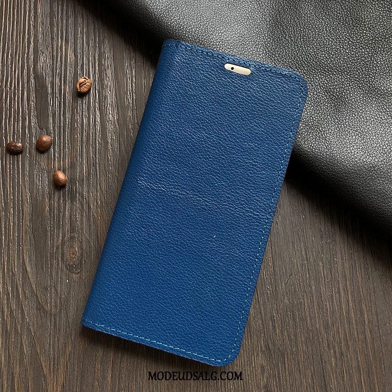 Sony Xperia 1 Etui Folio Beskyttelse Blå Cover High End