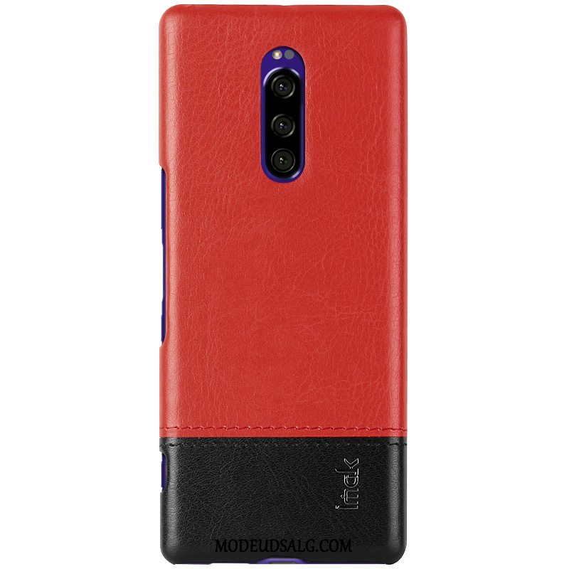 Sony Xperia 1 Etui Læder Beskyttelse Cover Lædertaske Ny