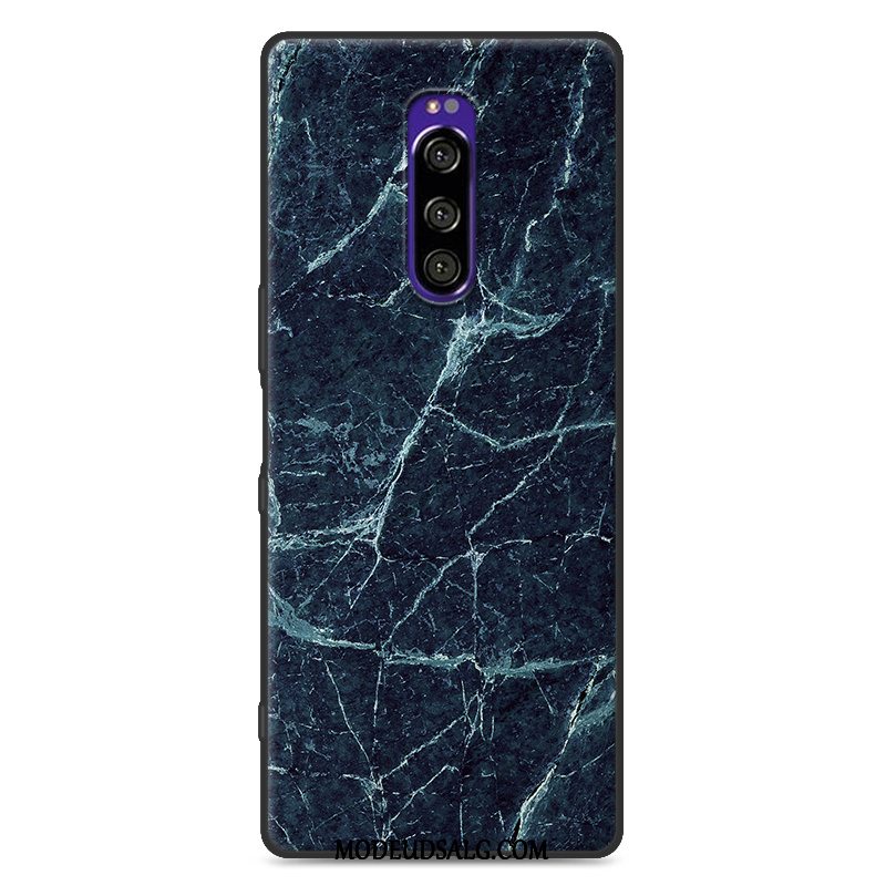 Sony Xperia 1 Etui Trendy Trækorn Blød Cover Simple