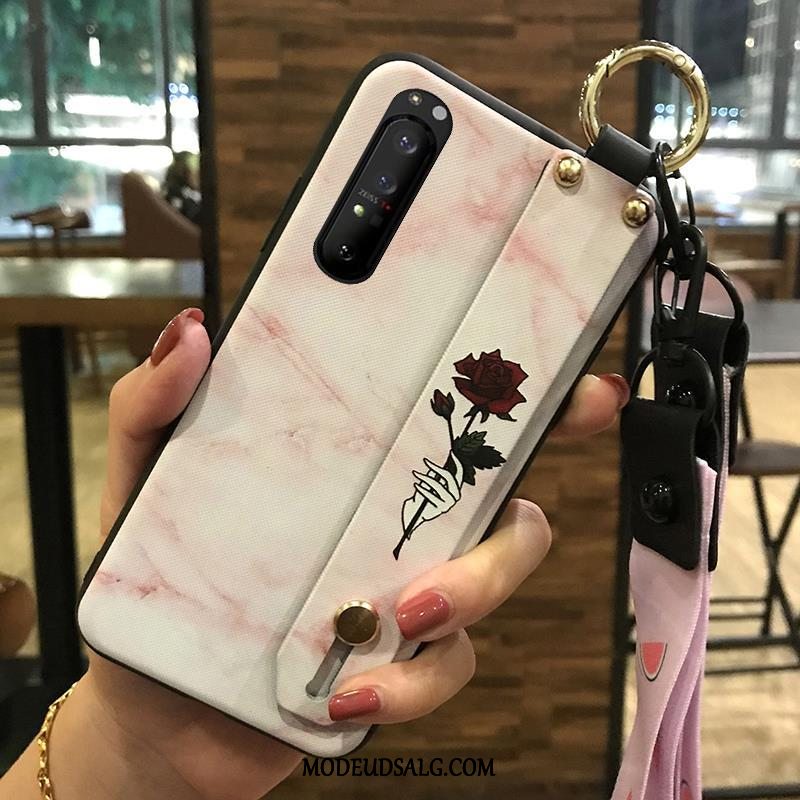 Sony Xperia 1 Ii Etui / Cover Blød Cherry Hængende Ornamenter Kreativ