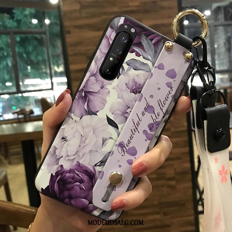 Sony Xperia 1 Ii Etui / Cover Blød Cherry Hængende Ornamenter Kreativ