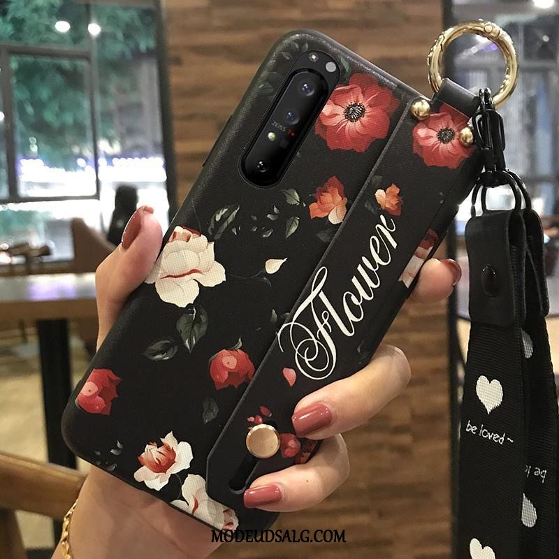 Sony Xperia 1 Ii Etui / Cover Blød Cherry Hængende Ornamenter Kreativ