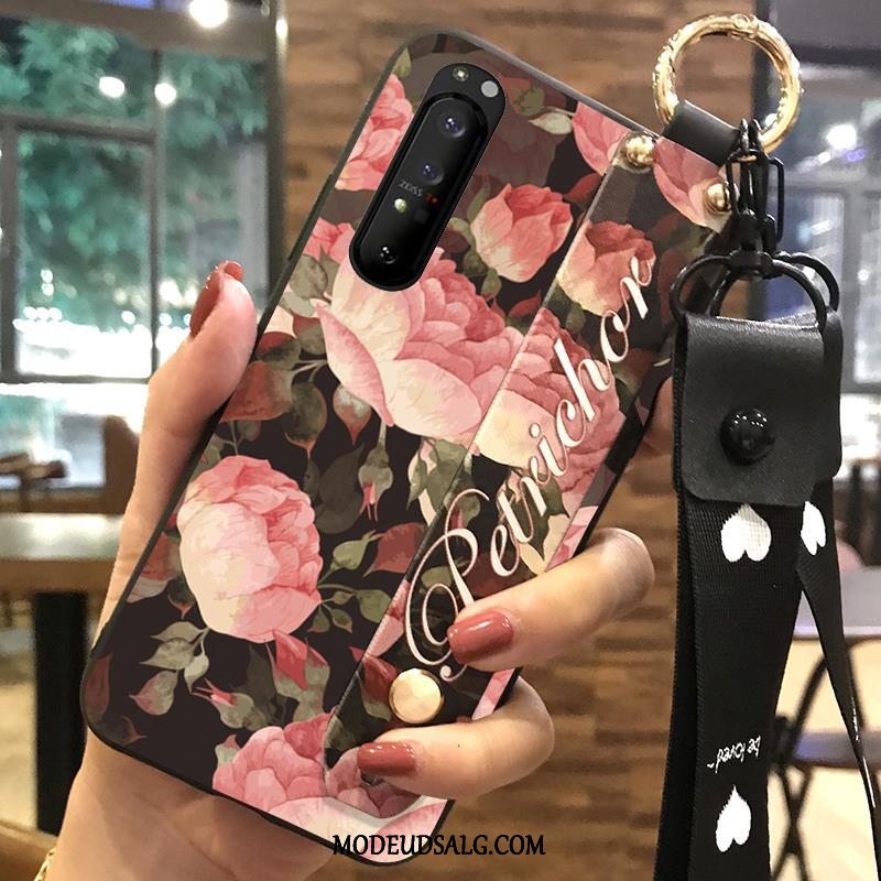 Sony Xperia 1 Ii Etui / Cover Blød Cherry Hængende Ornamenter Kreativ