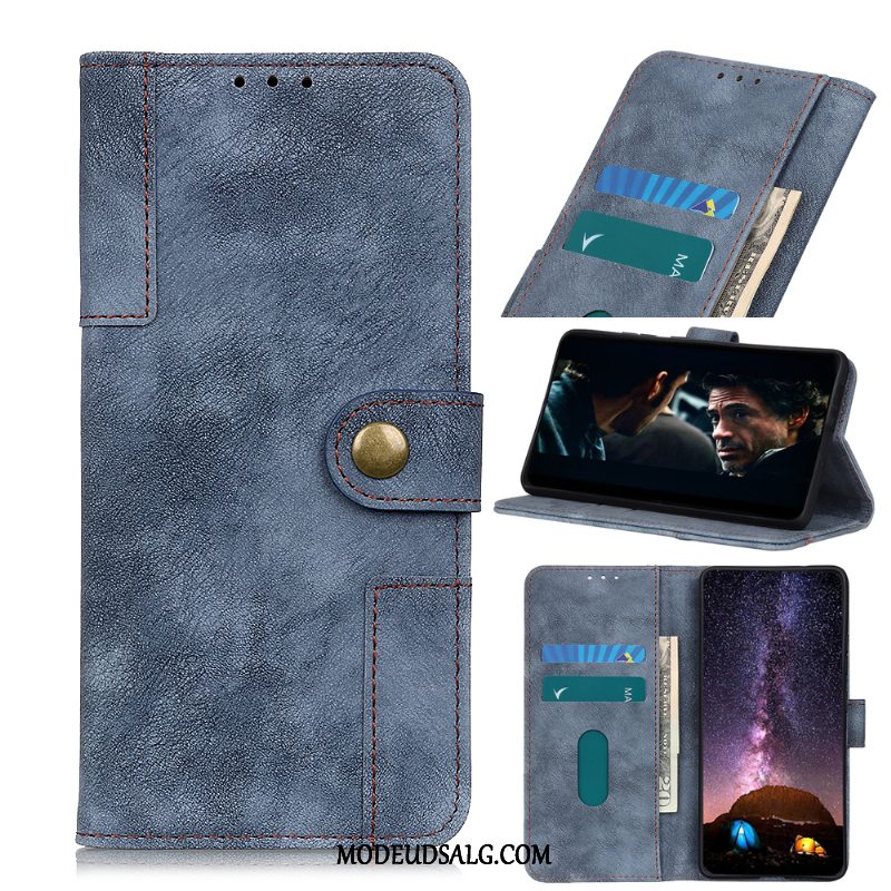 Sony Xperia 1 Ii Etui / Cover Vintage Lædertaske Tegnebog Folio