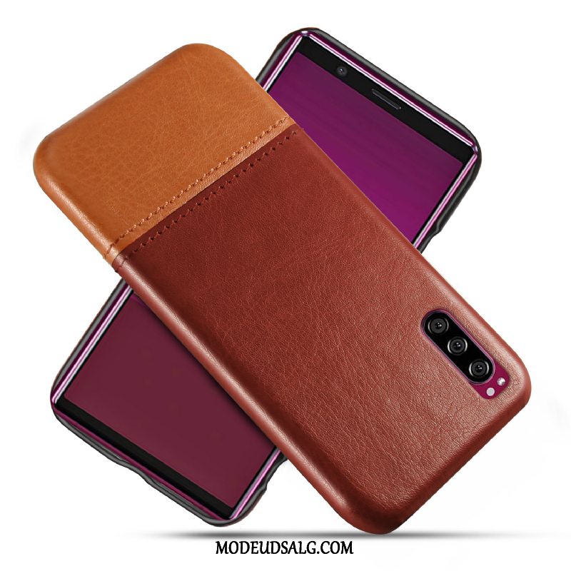 Sony Xperia 1 Ii Etui Cyan Beskyttelse Cover Kvalitet Læder