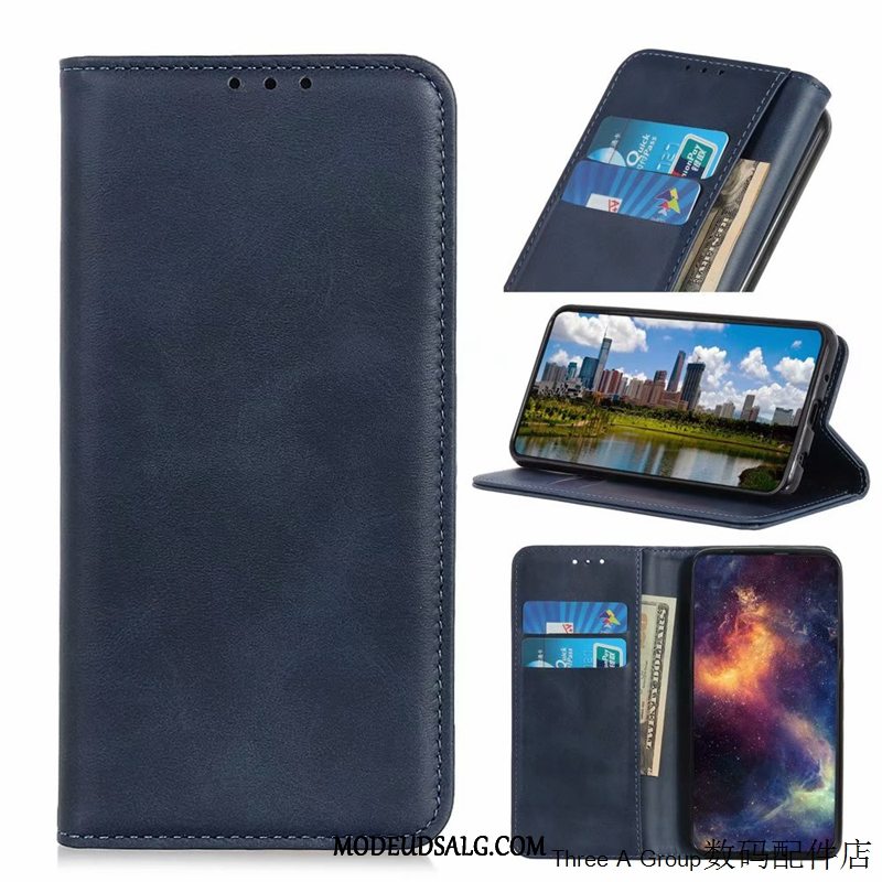 Sony Xperia 1 Ii Etui Kort Cyan Anti-fald Cover Beskyttelse