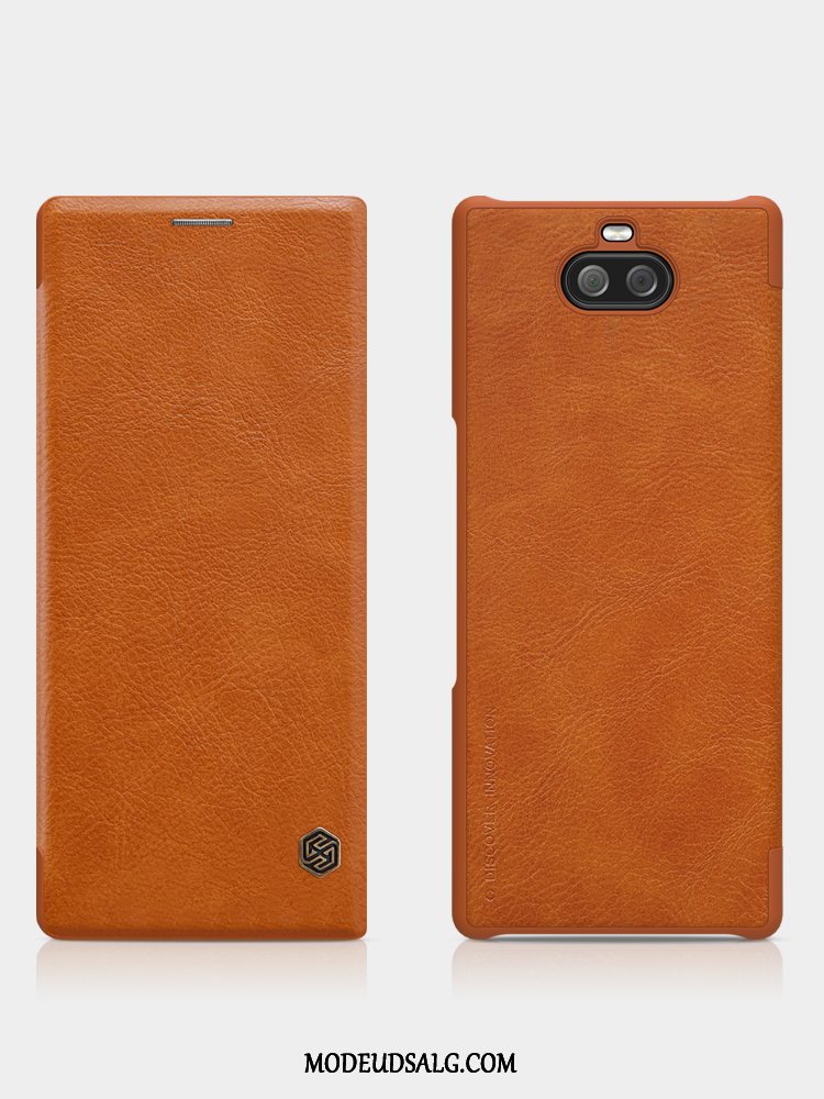 Sony Xperia 10 Etui Elegante Lædertaske Rød Cover Folio