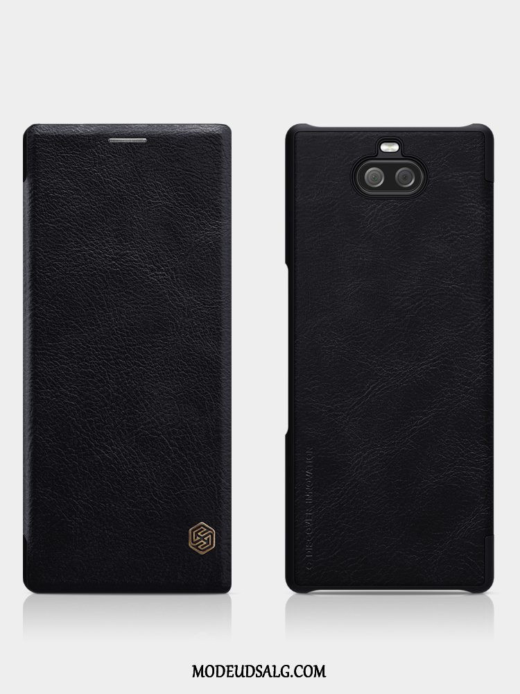 Sony Xperia 10 Etui Elegante Lædertaske Rød Cover Folio