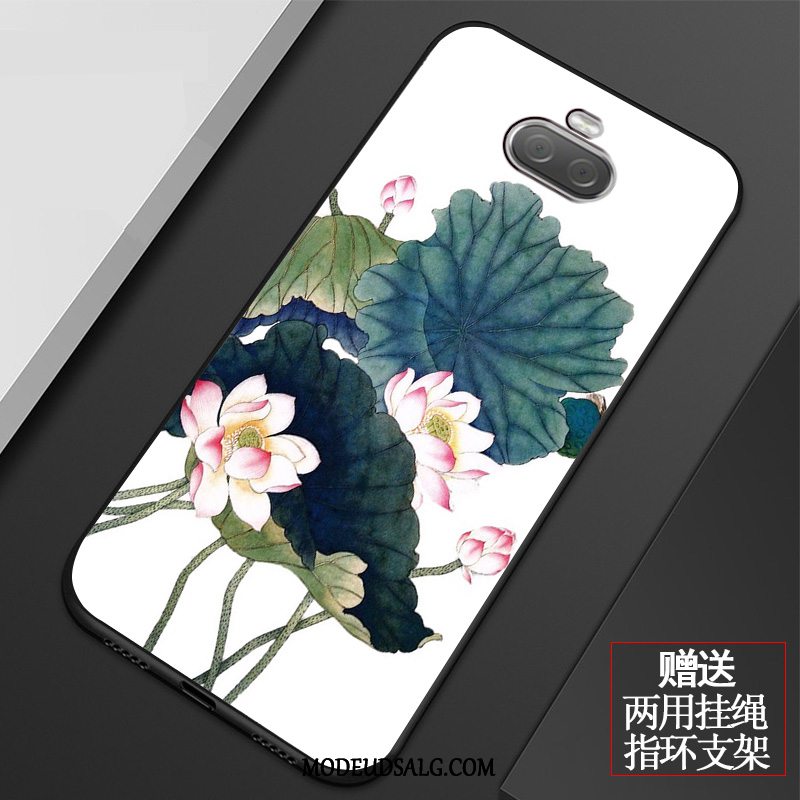 Sony Xperia 10 Etui Kunst Kreativ Blød Blå Blomster