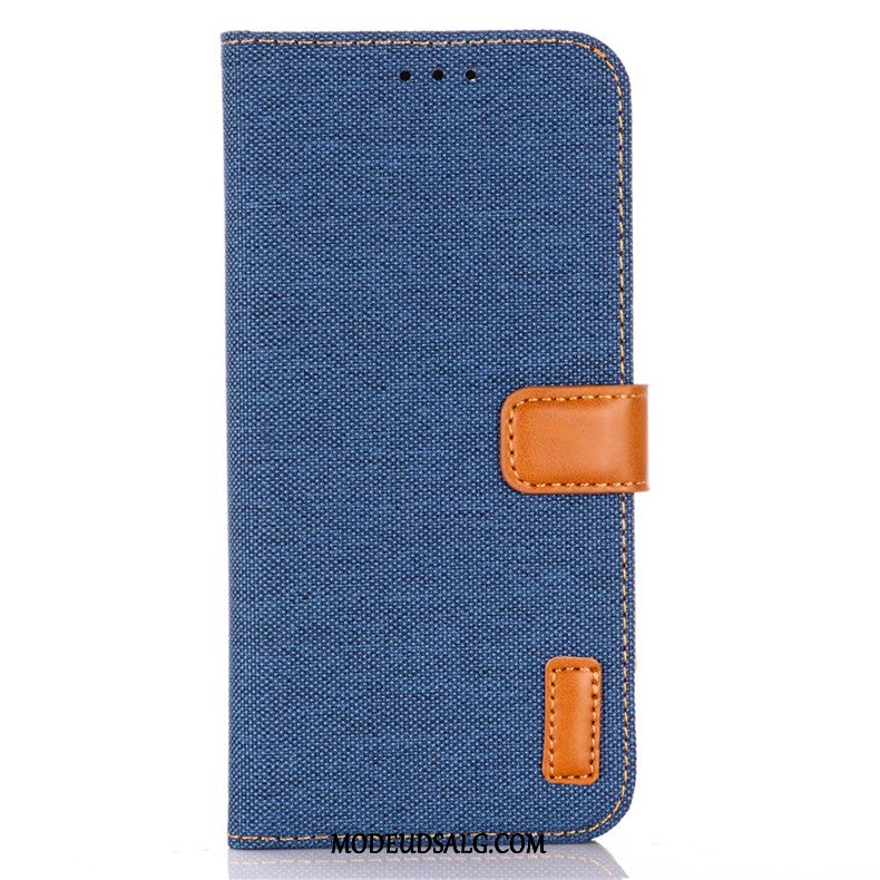 Sony Xperia 10 Ii Etui Beskyttelse Cover Blå Lædertaske Tegnebog