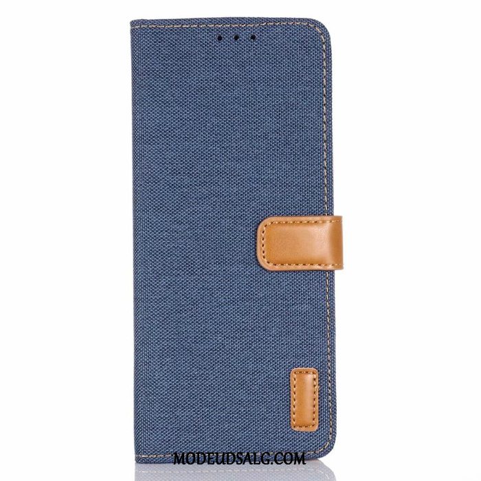 Sony Xperia 10 Ii Etui Beskyttelse Cover Lædertaske Sort Folio