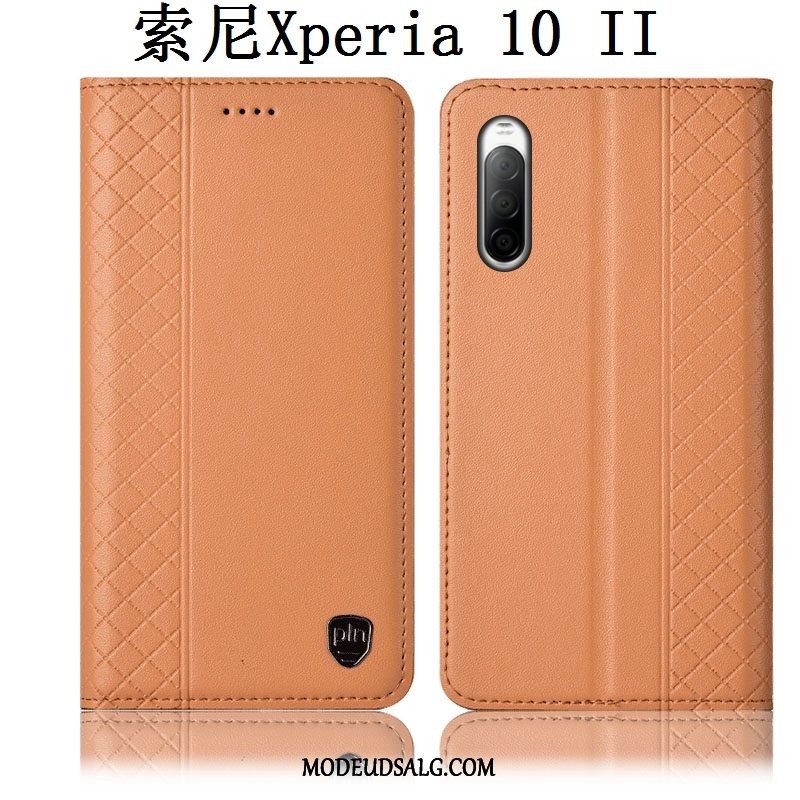 Sony Xperia 10 Ii Etui Folio Beskyttelse Anti-fald Cover Rød