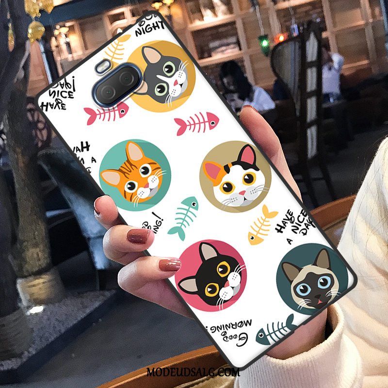 Sony Xperia 10 Plus Etui Blød Silikone Cover Lyserød Cartoon