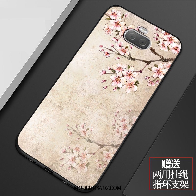 Sony Xperia 10 Plus Etui / Cover Kunst Simple Blomster Blå Alt Inklusive