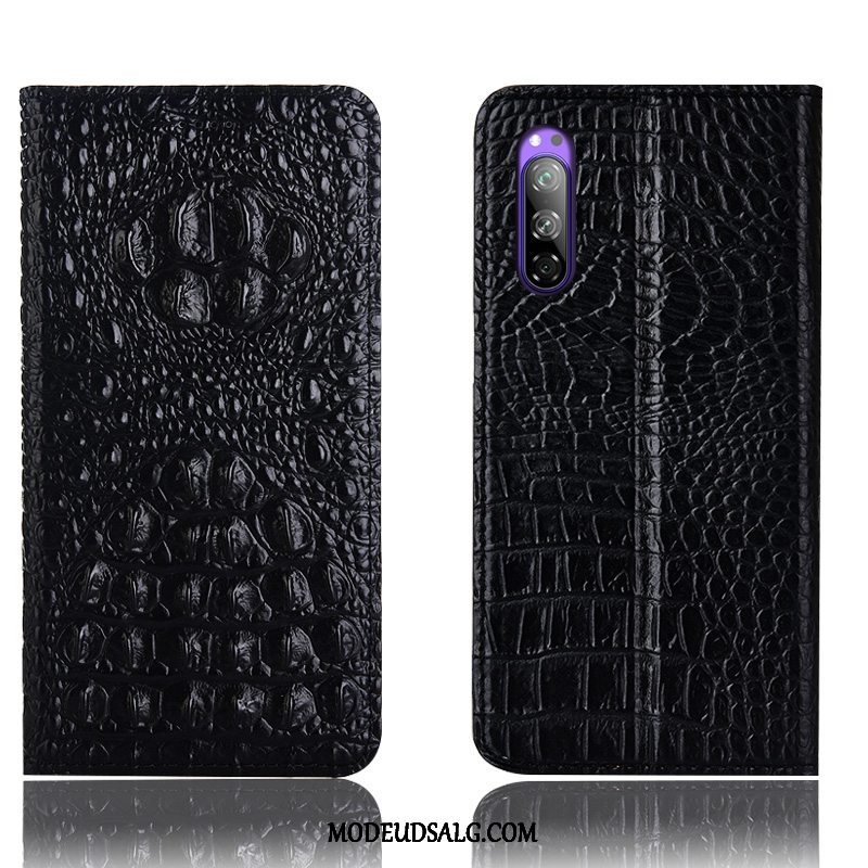 Sony Xperia 5 Etui Lædertaske Beskyttelse Alt Inklusive Blå Cover