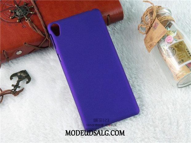 Sony Xperia E5 Etui Grøn Hård Beskyttelse Cover Nubuck