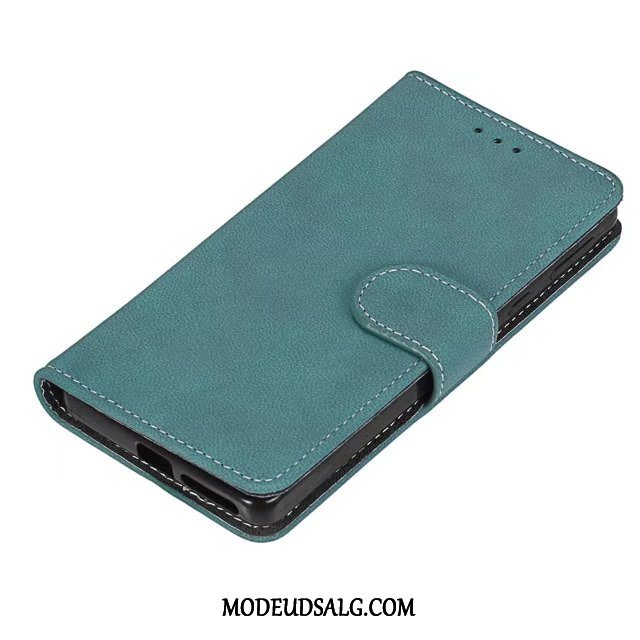 Sony Xperia E5 Etui Tegnebog Support Cover Nubuck Beskyttelse