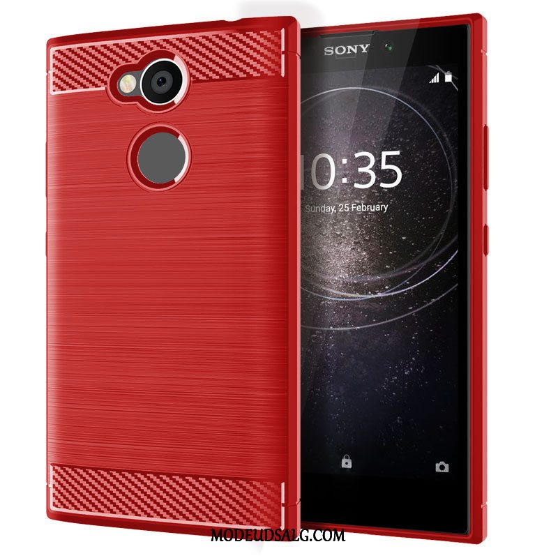 Sony Xperia L2 Etui Beskyttelse Cover Trend Rød