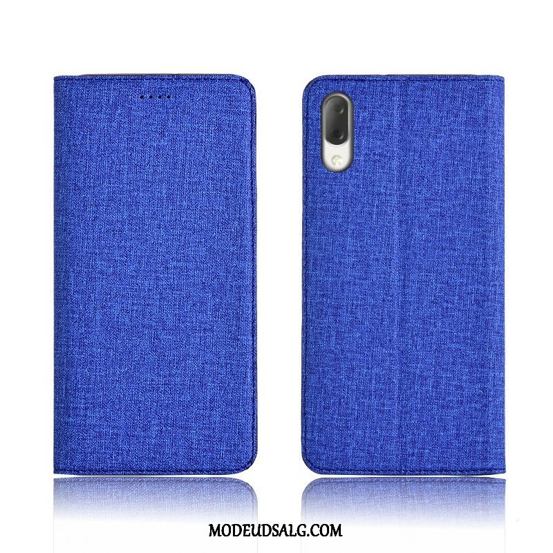 Sony Xperia L3 Etui / Cover Beskyttelse Ny Lyserød Nubuck Silikone