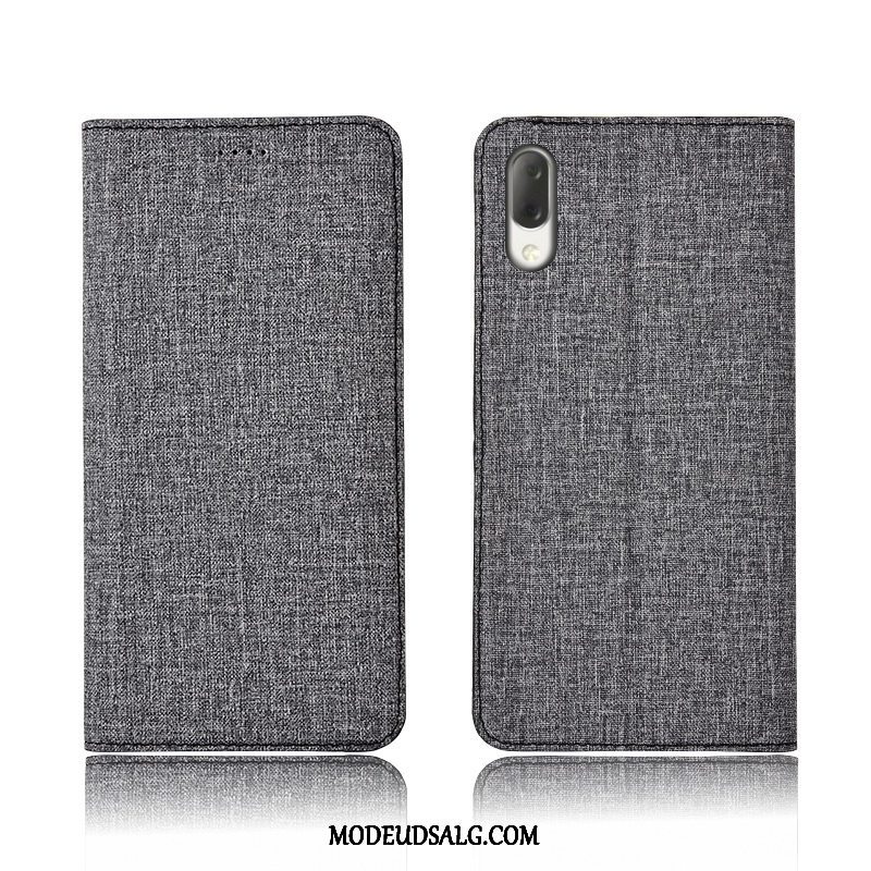 Sony Xperia L3 Etui / Cover Beskyttelse Ny Lyserød Nubuck Silikone