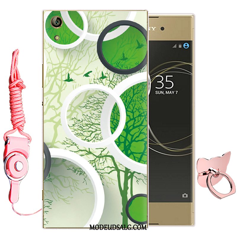 Sony Xperia Xa Etui Cartoon Grøn Cover Blød Silikone