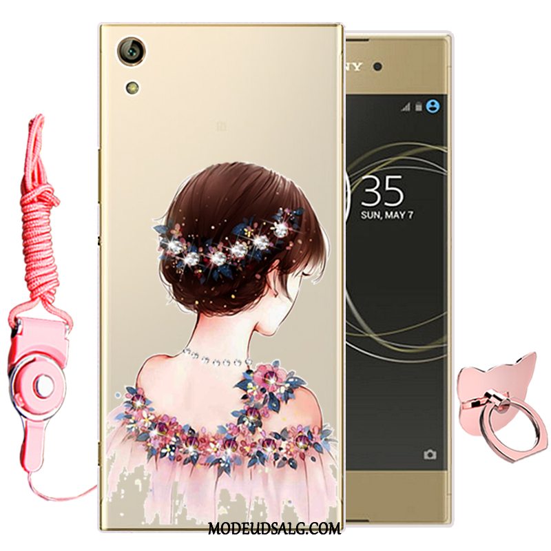 Sony Xperia Xa Etui Cartoon Grøn Cover Blød Silikone