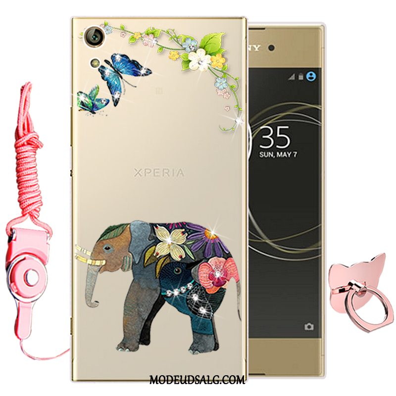 Sony Xperia Xa Etui Cartoon Grøn Cover Blød Silikone