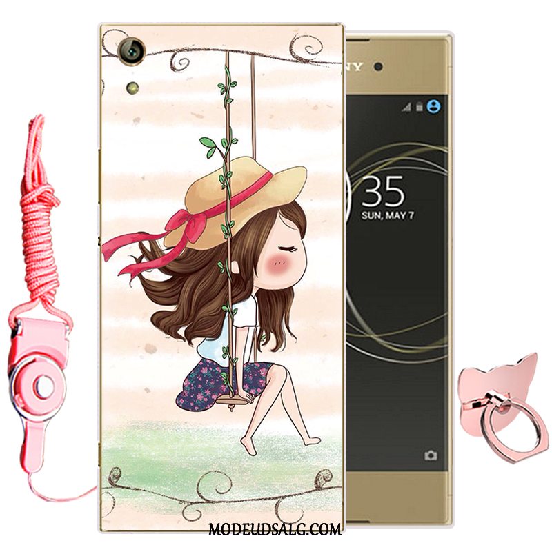 Sony Xperia Xa Etui Cartoon Grøn Cover Blød Silikone