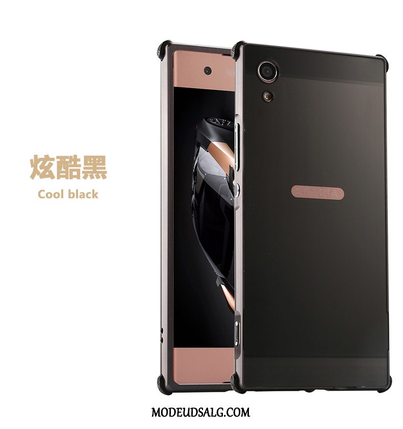 Sony Xperia Xa Etui / Cover Bagdæksel Metal Ramme Beskyttelse