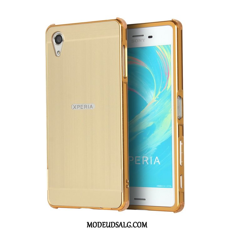 Sony Xperia Xa Etui Cover Spejl Rosa Guld Ramme Anti-fald