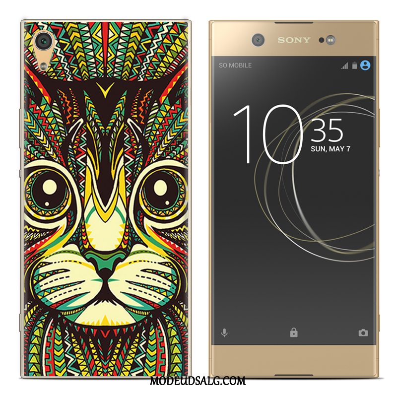 Sony Xperia Xa Etui Rød Silikone Kreativ Malet Blød