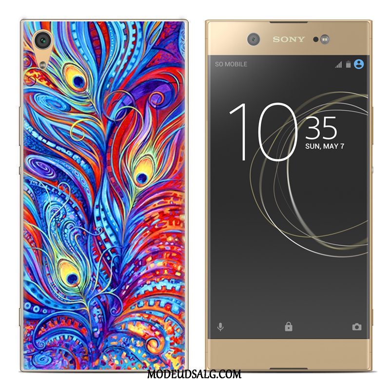 Sony Xperia Xa Etui Rød Silikone Kreativ Malet Blød