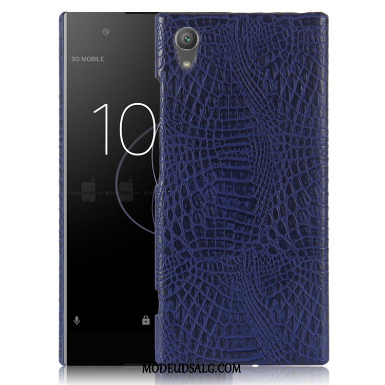 Sony Xperia Xa1 Etui / Cover Krokodille Mønster Anti-fald Orange Hård