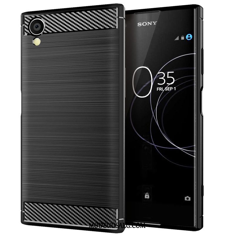 Sony Xperia Xa1 Etui Rød Silikone Cover Beskyttelse Silke