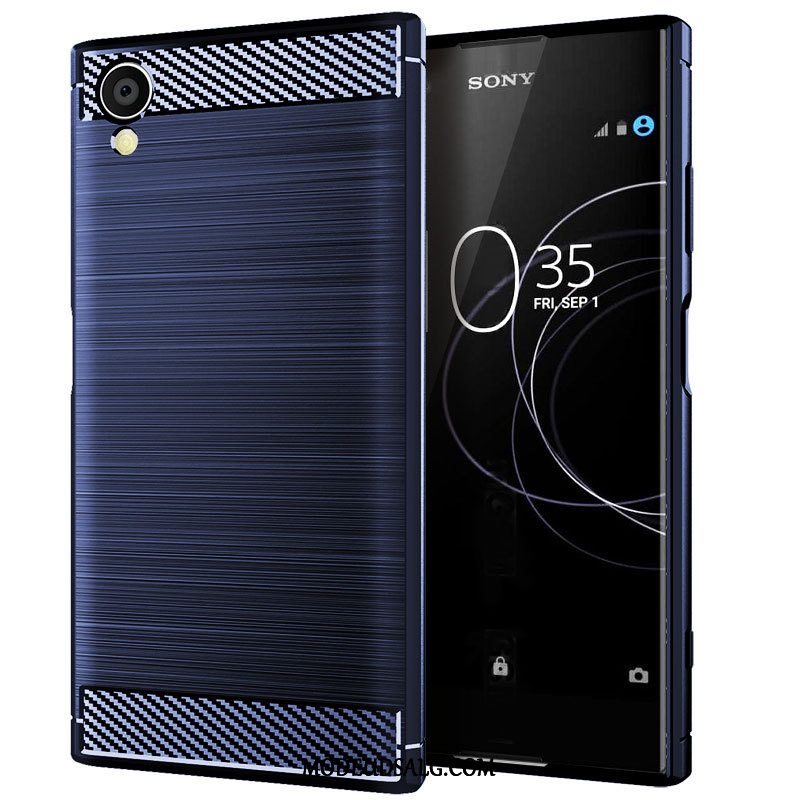 Sony Xperia Xa1 Etui Rød Silikone Cover Beskyttelse Silke