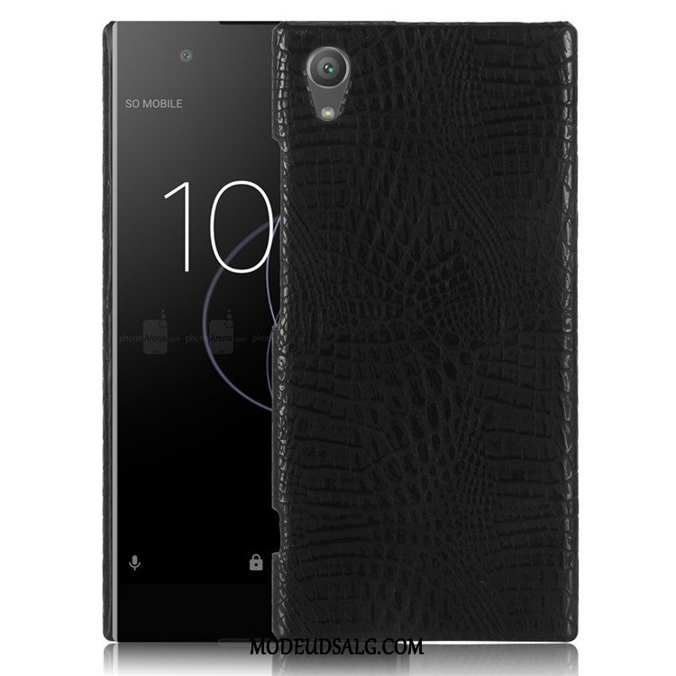 Sony Xperia Xa1 Plus Etui Krokodille Pulver Hård Beskyttelse Rød