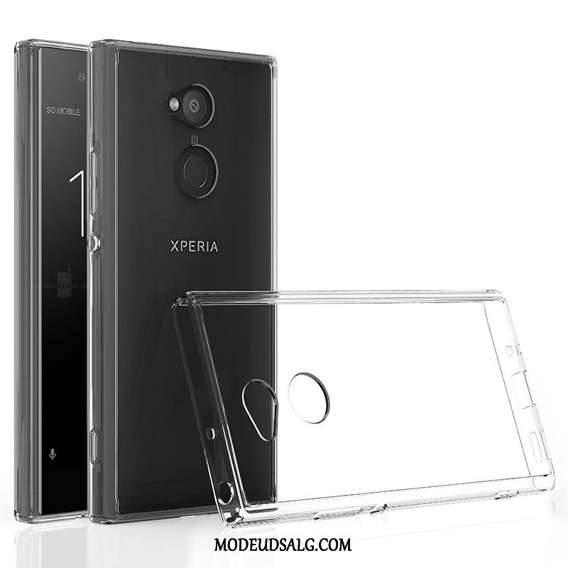 Sony Xperia Xa2 Etui Bagdæksel Beskyttelse Hård Blød Blå