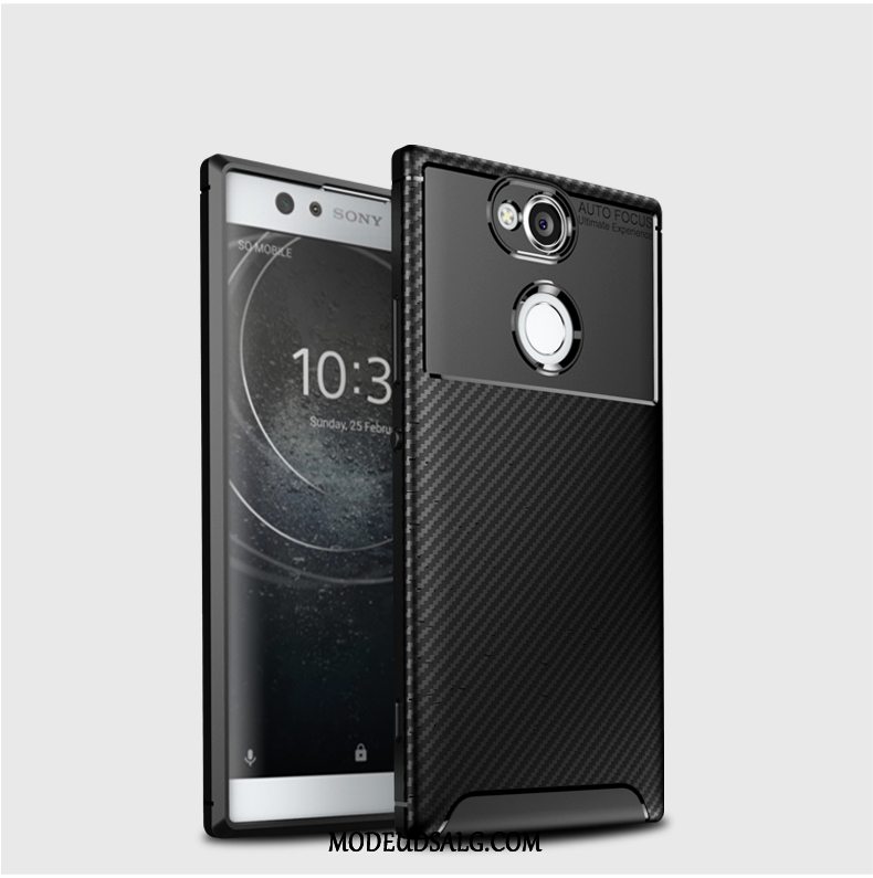 Sony Xperia Xa2 Etui Cover Business Beskyttelse Nubuck Silikone