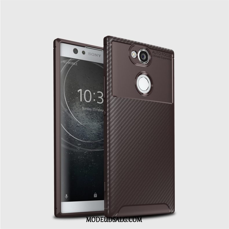 Sony Xperia Xa2 Etui Cover Business Beskyttelse Nubuck Silikone