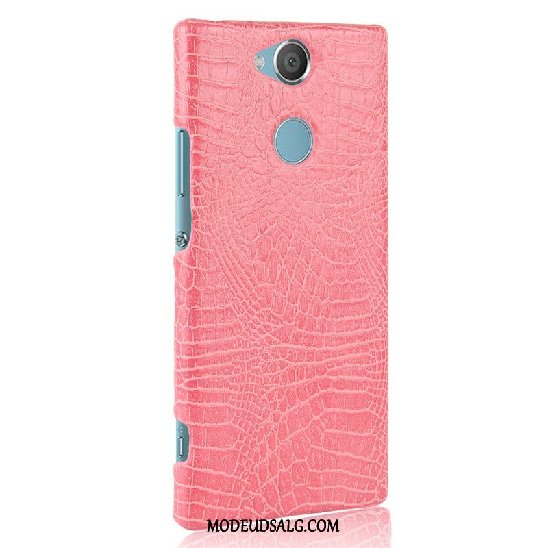 Sony Xperia Xa2 Etui / Cover Hård Lyserød Beskyttelse Krokodille Mønster