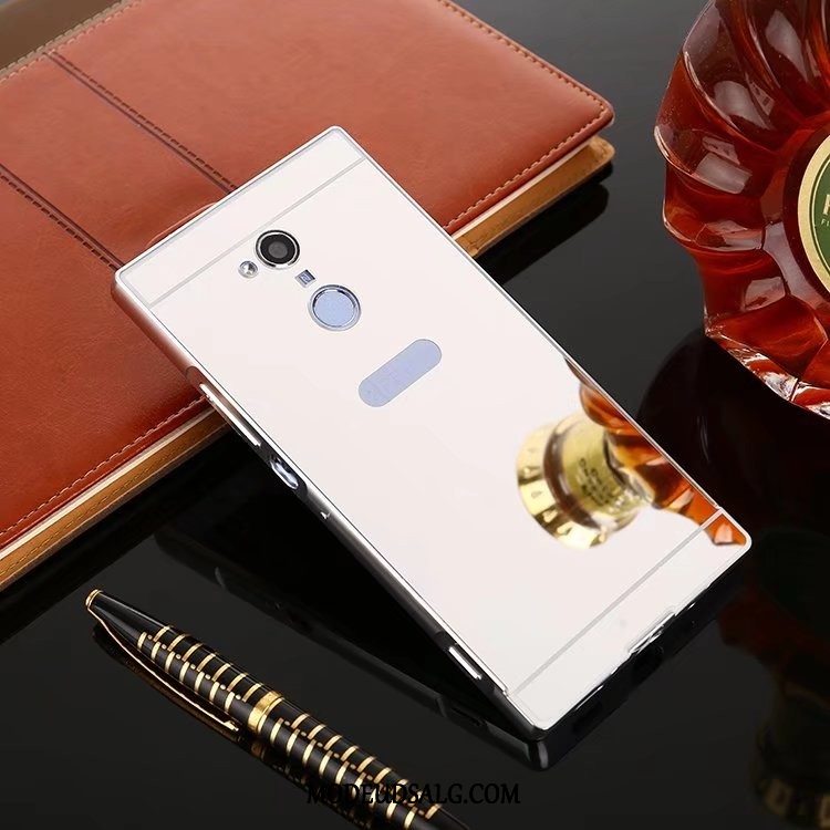 Sony Xperia Xa2 Etui / Cover Lyserød Metal Belægning Ramme Beskyttelse