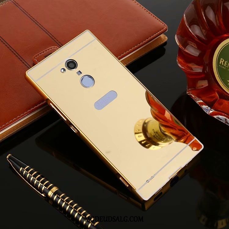 Sony Xperia Xa2 Etui / Cover Lyserød Metal Belægning Ramme Beskyttelse