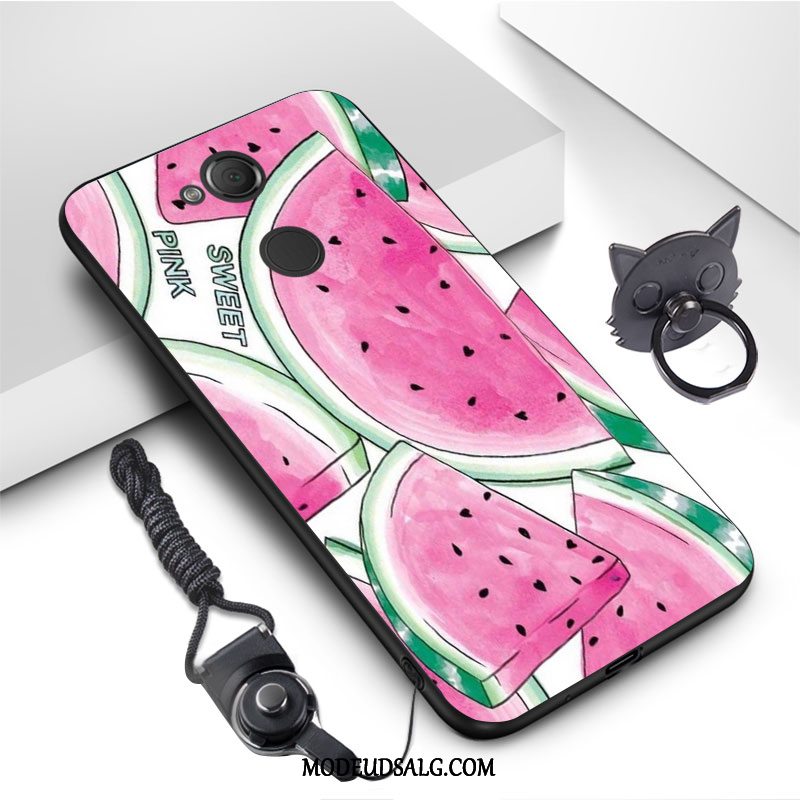 Sony Xperia Xa2 Etui / Cover Vintage Trendy Silikone Blå Alt Inklusive