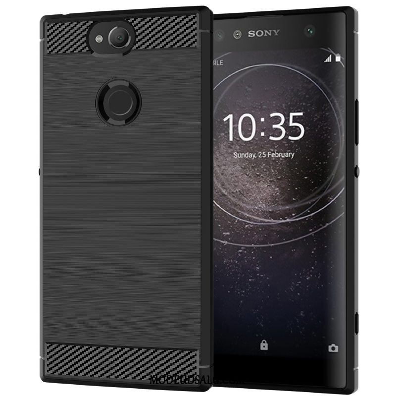 Sony Xperia Xa2 Plus Etui Cover Anti-fald Blå Mønster Beskyttelse