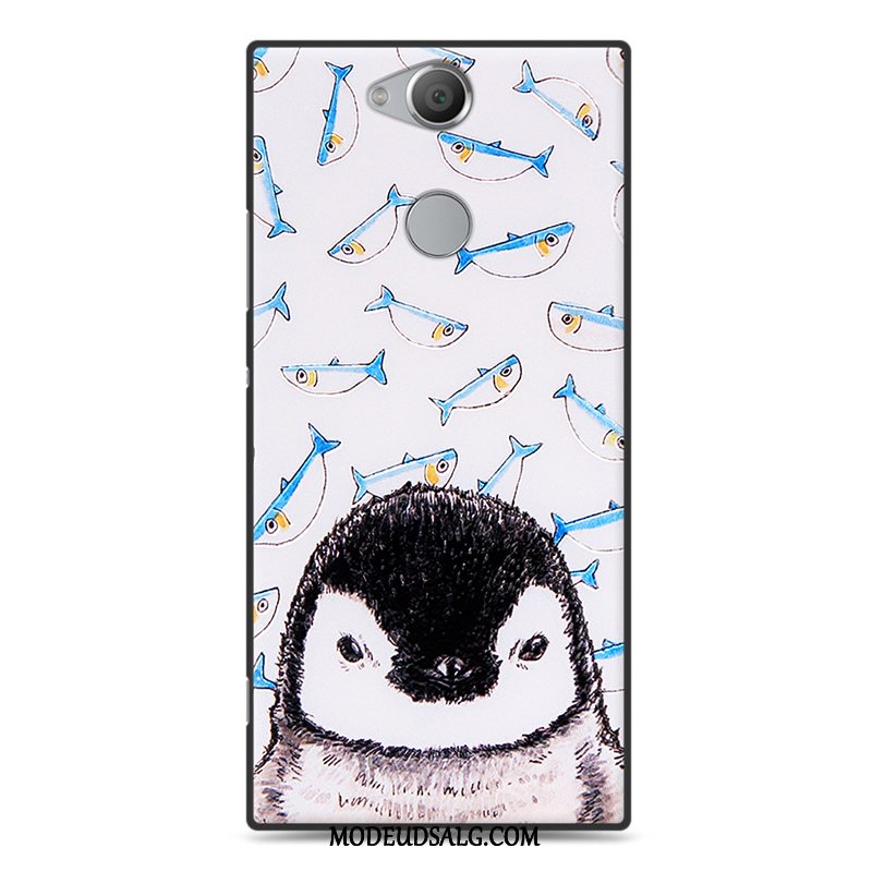 Sony Xperia Xa2 Plus Etui Farve Nubuck Cartoon Beskyttelse Cover