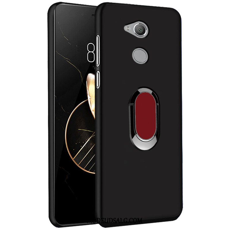 Sony Xperia Xa2 Plus Etui Sort Cover Beskyttelse Nubuck