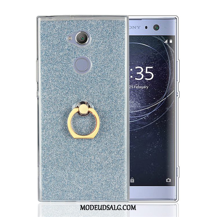 Sony Xperia Xa2 Ultra Etui Blød Guld Silikone Cover Ring