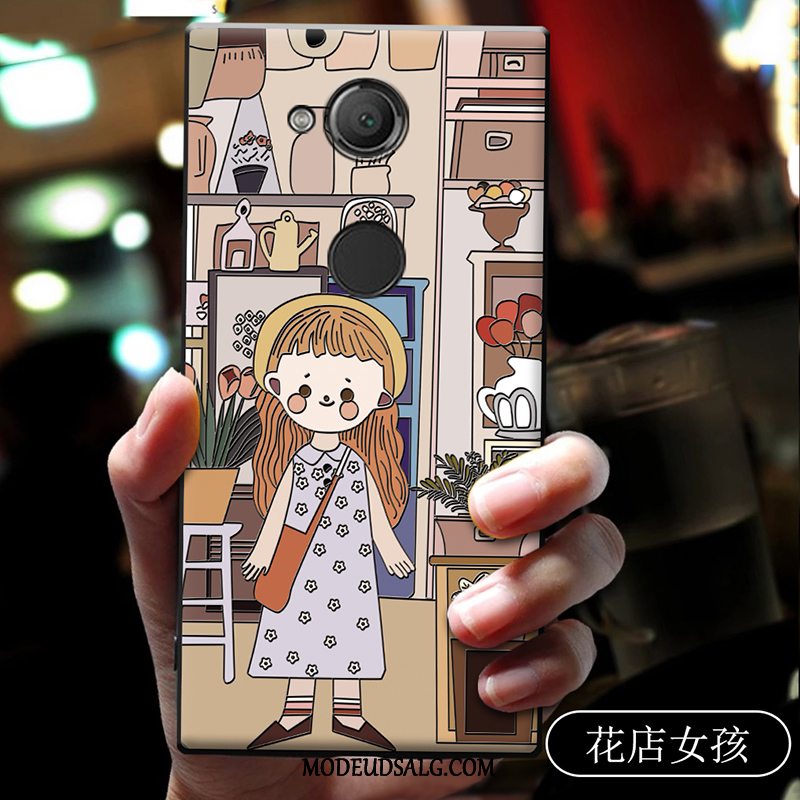 Sony Xperia Xa2 Ultra Etui Nubuck Relief Blød Cartoon Cover