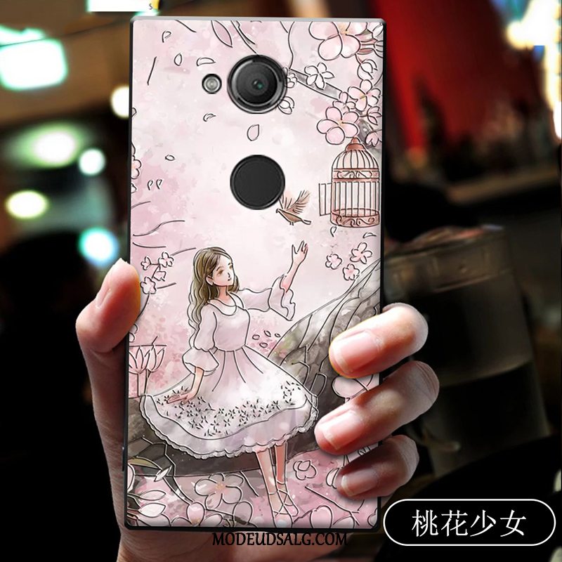 Sony Xperia Xa2 Ultra Etui Nubuck Relief Blød Cartoon Cover