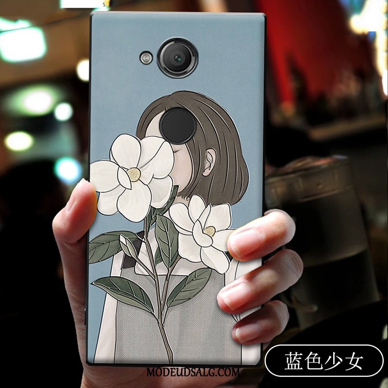 Sony Xperia Xa2 Ultra Etui Nubuck Relief Blød Cartoon Cover